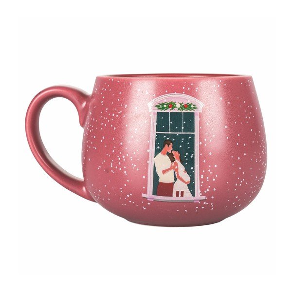 Růžový vánoční porcelánový hrnek 400 ml Pink Xmas - VDE Tivoli 1996-image-2