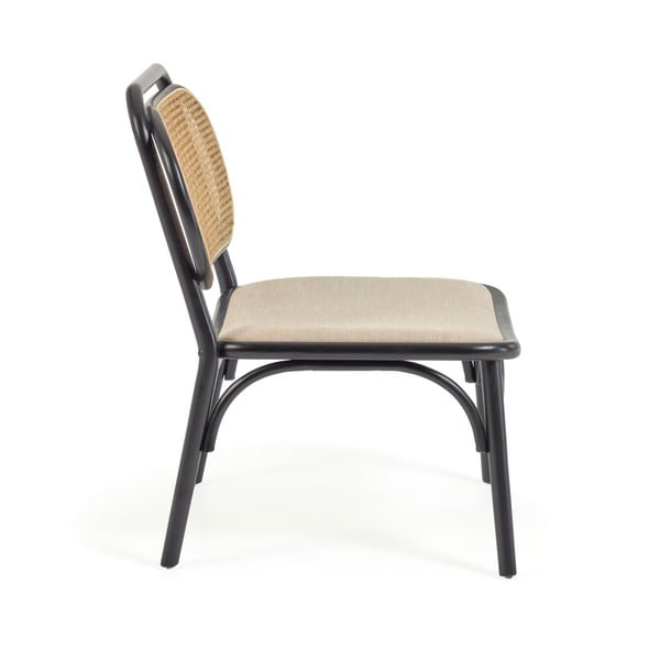 Černé křeslo Kave Home Doriane-image-2