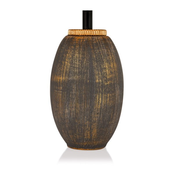 Šedá/béžová stolní lampa s textilním stínidlem (výška 46 cm) Yakamoz – Opviq lights-image-2