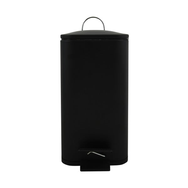 Matně černý nášlapný ocelový odpadkový koš 5 l   Erik – Spirella-image-3