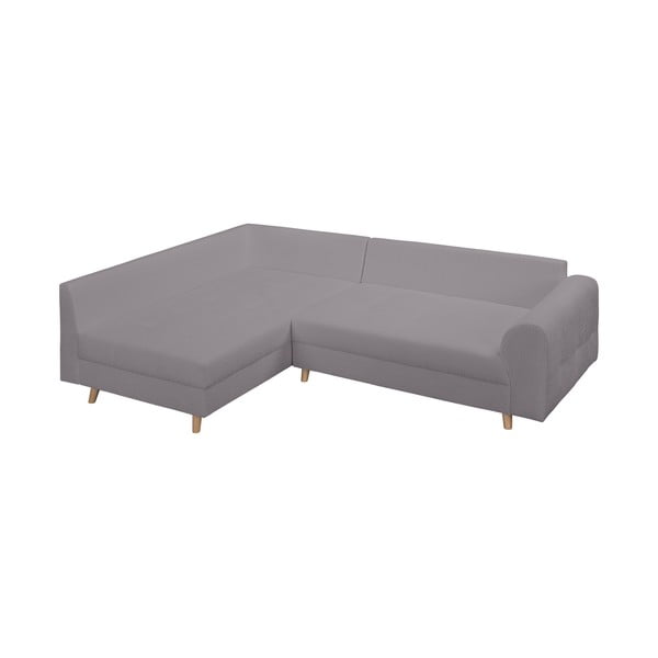 Tmavě šedá rohová pohovka z textilie bouclé (levý roh) Ariella – Ropez-image-4