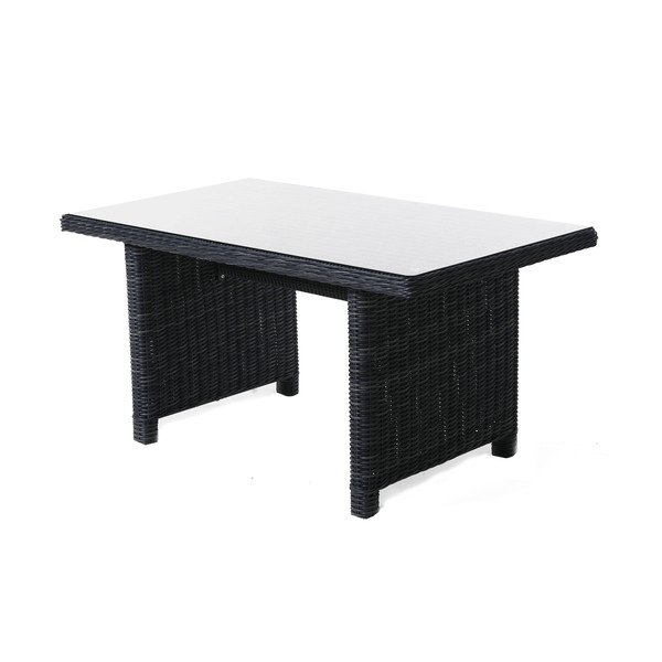 Šedý zahradní lounge set z umělého ratanu pro 9 Houston - Rojaplast-image-1