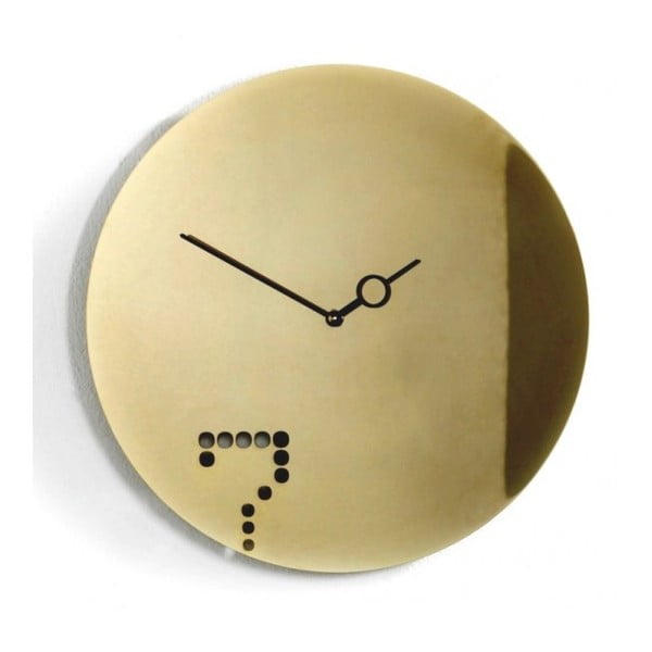 Designové hodiny Seven Gold, 40 cm