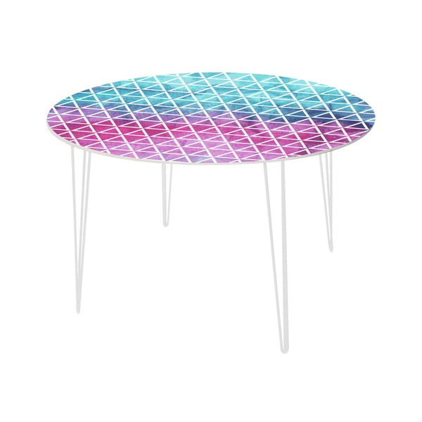 Jídelní stůl Pink and Blue, 120 cm