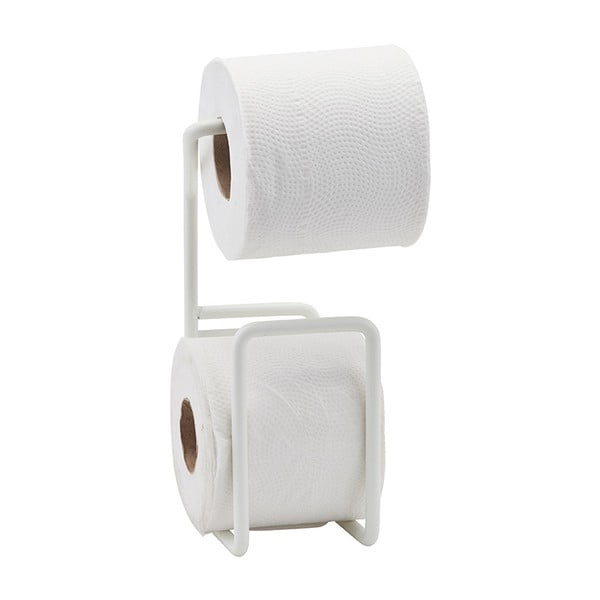 Bílý nástěnný držák na toaletní papír House Doctor Via