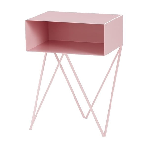 Růžový příruční stolek &New Robot