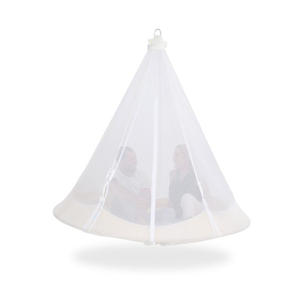 Bílá moskytiéra na houpačku ø 180 cm – Hangout Pod-image-4