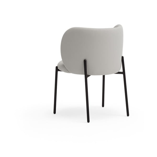 Světle šedá čalouněná jídelní křesla v sadě 2 ks Mogi – Teulat-image-3