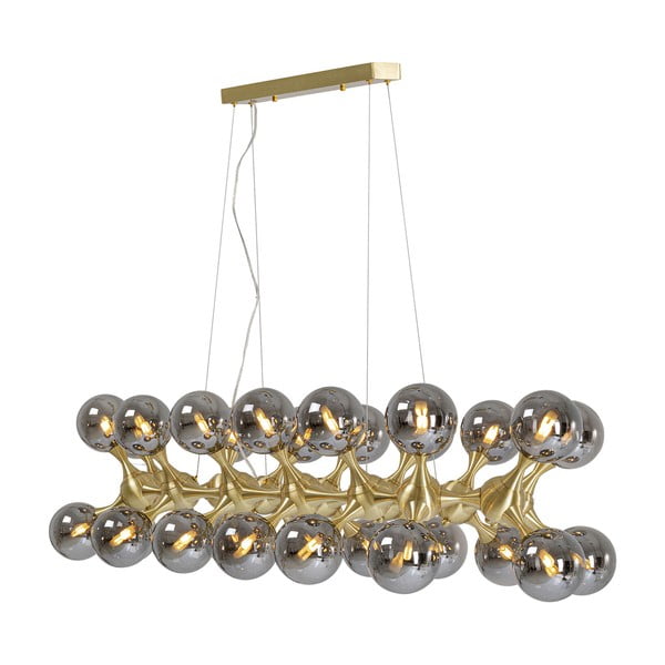 Závěsné svítidlo v šedo-zlaté barvě ø 12 cm Atomic – Kare Design-image-3