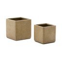 Obaly na květináče v sadě 2 ks z umělého kamene Minoa – Kave Home