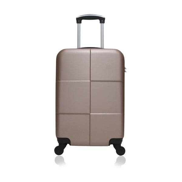 Cestovní kufr v růžovozlaté barvě na kolečkách Hero Coronado, 61 l