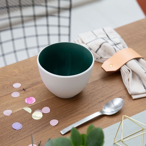 Bílo-zelený porcelánový šálek Villeroy & Boch Uni, 450 ml-image-2