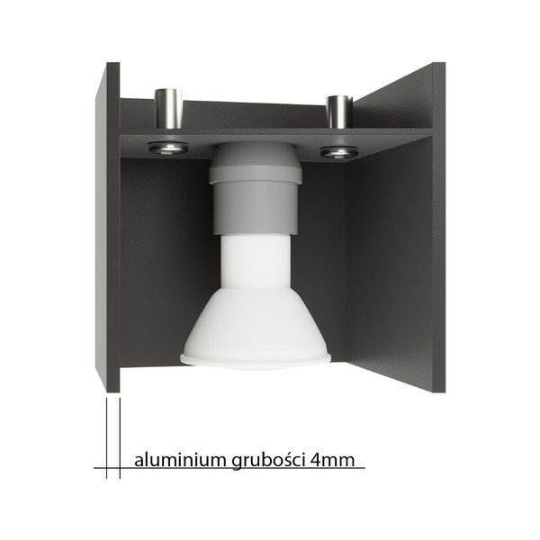 Černé nástěnné svítidlo Pax – Sollux-image-3