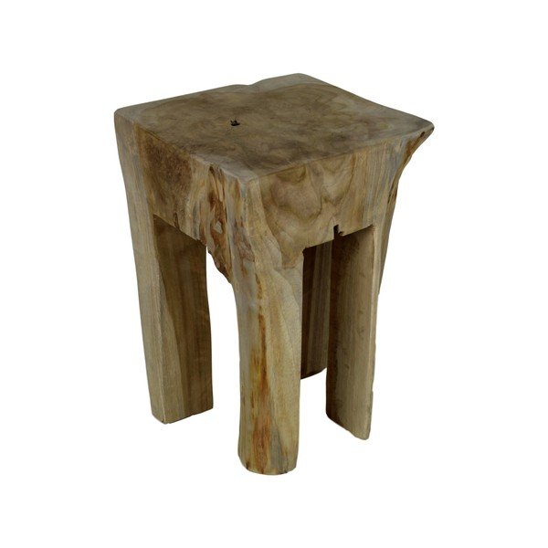 Stolička z neopracovaného teakového dřeva HSM collection Keta-image-1