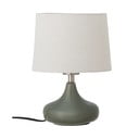 Tmavě zelená stolní lampa s textilním stínidlem (výška 28 cm) Loa – Bloomingville