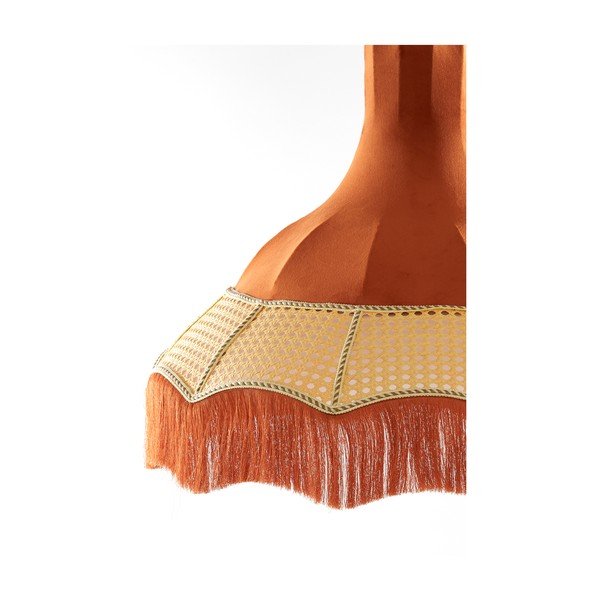 Oranžové závěsné svítidlo s textilním stínidlem ø 50 cm Mizia – Light & Living-image-4