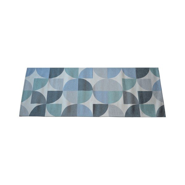 Modro-šedý běhoun Floorita Seventy, 60 x 140 cm-image-2