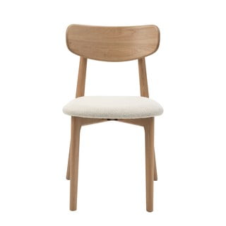 Jídelní židle v krémovo-přírodní barvě Elim – Unique Furniture
