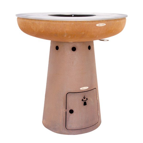 Gril na dřevěné uhlí ø 102 cm Nero L – Remundi-image-1