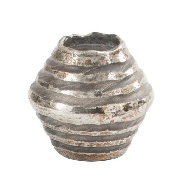 Skleněný svícen na čajovou svíčku J-Line, ⌀ 10 cm