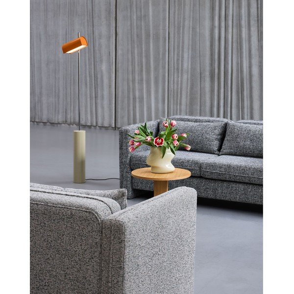 Oranžová LED stmívatelná stojací lampa (výška 160 cm) Reflector – Hübsch-image-1