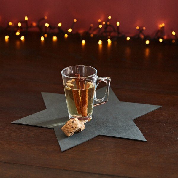 Prostírání z eko kůže 34,5x34,5 cm Star Nupo – LIND DNA-image-1