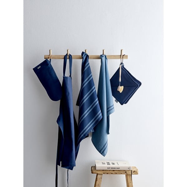 Sada 2 modrých chňapek z bavlny Södahl-image-1