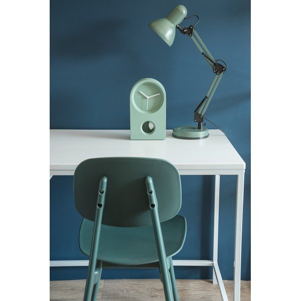 Zelená stolní lampa s černými detaily Leitmotiv Hobby, ø 12,5 cm-image-1