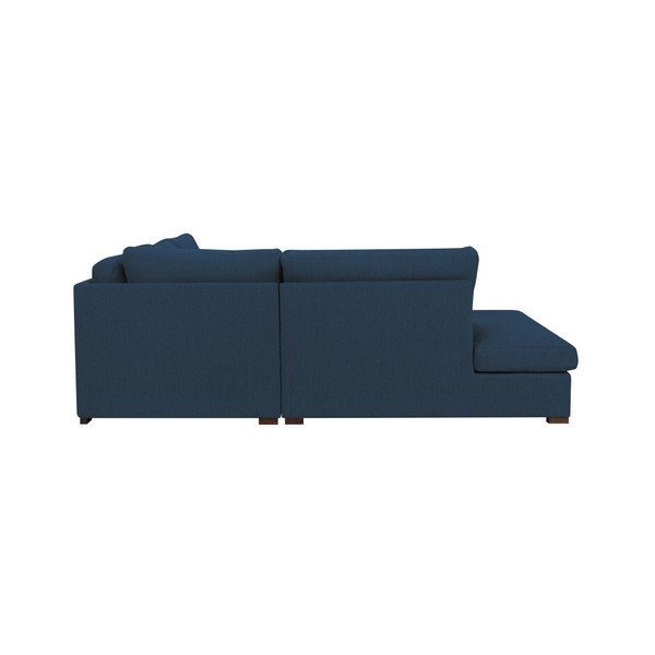 Modrá rohová pohovka Windsor & Co Sofas Daphne, levý roh-image-4