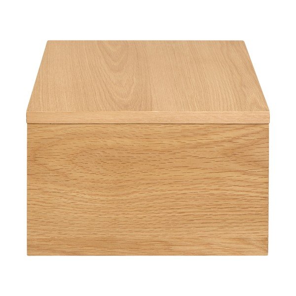 Noční stolek v dekoru dubu ve světle přírodní barvě Monfort – Actona-image-4