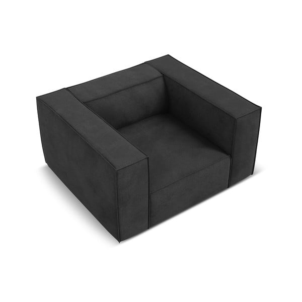Tmavě šedé křeslo Madame – Windsor & Co Sofas-image-3
