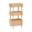 Konzolový stolek z dubového dřeva v přírodní barvě 34x43 cm Stack – Hübsch