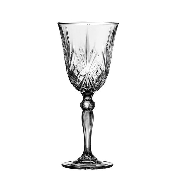 Skleničky v sadě 4 ks na víno 210 ml Melodia – Lyngby Glas