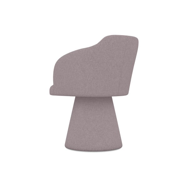 Čalouněné jídelní křeslo v levandulové barvě Kanoa – Makamii-image-3