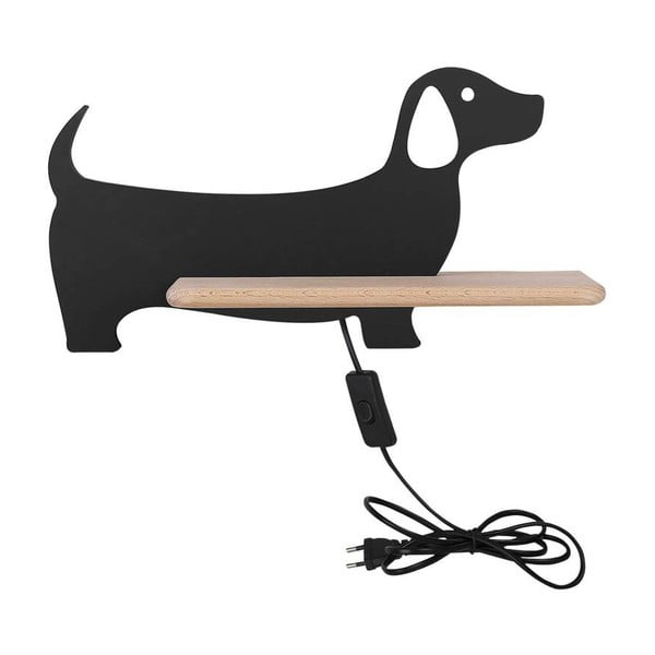 Černé dětské svítidlo Dog – Candellux Lighting