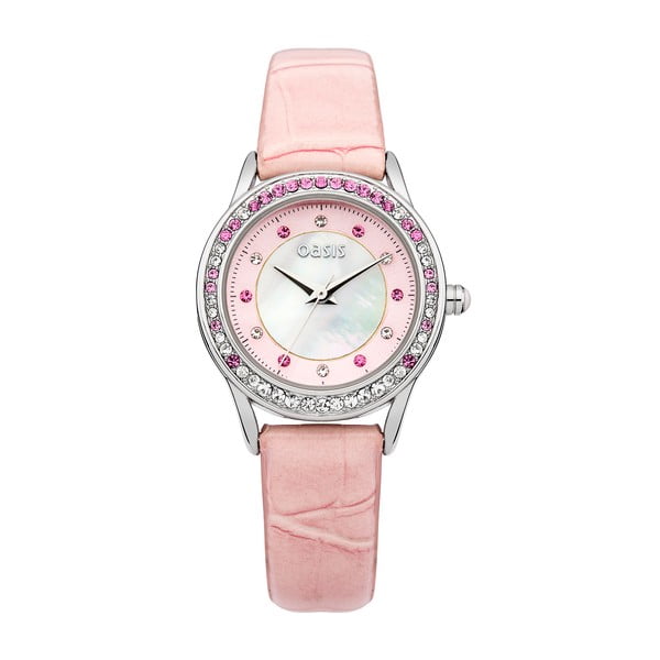 Růžové dámské hodinky Oasis Star