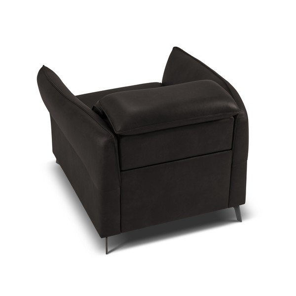 Černé kožené křeslo Hubble – Windsor & Co Sofas-image-3