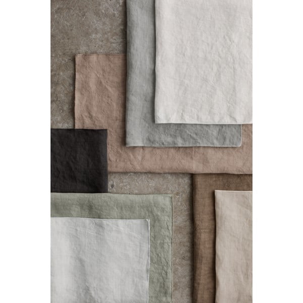 Světle modrý lněný ubrousek Blomus Lineo, 42 x 42 cm-image-3