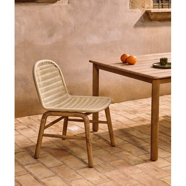 Béžová zahradní židle Alipa – Kave Home-image-1