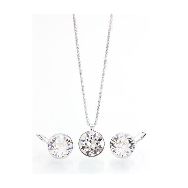 Set náhrdelníku a náušnic se Swarovski Elements Stangan