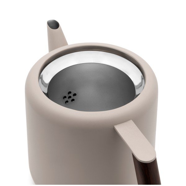 Béžová konvice na čaj z nerezové oceli 1,1 l Duet Boston – Bredemeijer-image-3