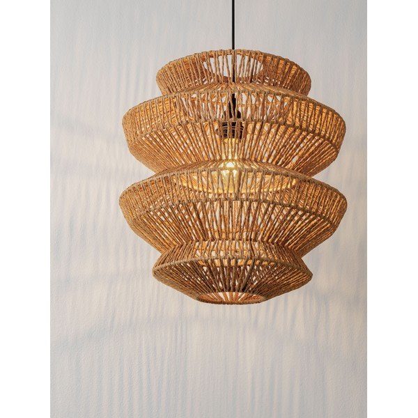 Provazové závěsné svítidlo v přírodní barvě ø 40 cm Nua – Nova Luce-image-1