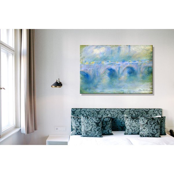 Reprodukce obrazu Claude Monet - Le Pont de Waterloo, 90 x 60 cm-image-1