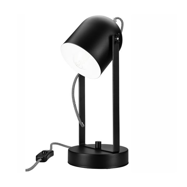 Černá stolní lampa - LAMKUR