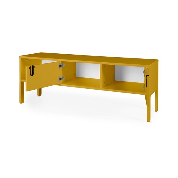 Žlutá TV komoda Tenzo Uno, šířka 137 cm-image-3