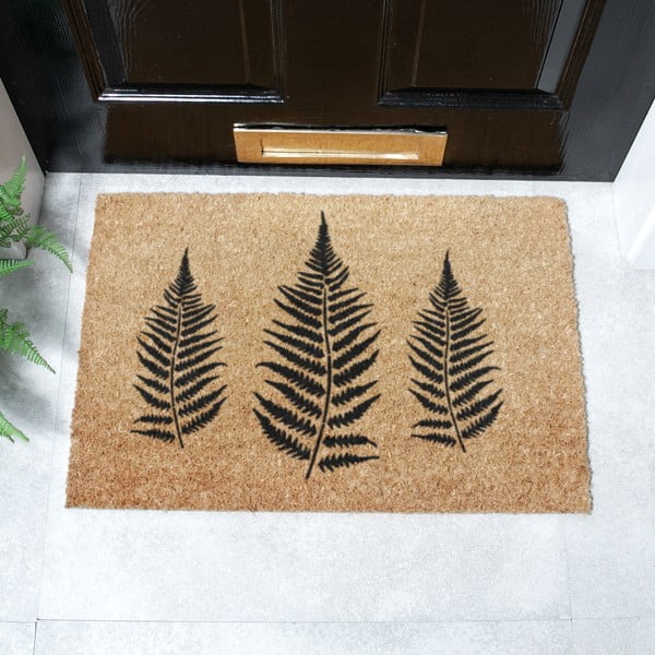 Rohožka z kokosového vlákna 40x60 cm Fern Leaf – Artsy Doormats-image-2