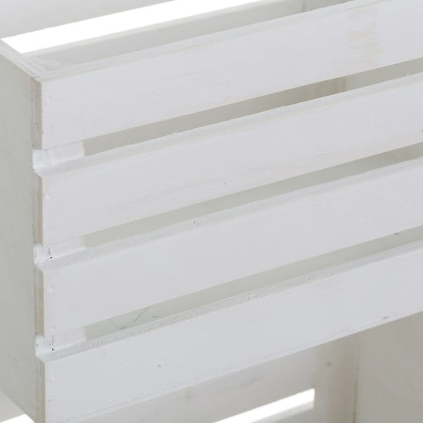 Bílé úložné boxy v sadě 3 ks 31x23x15 cm – Casa Selección-image-2