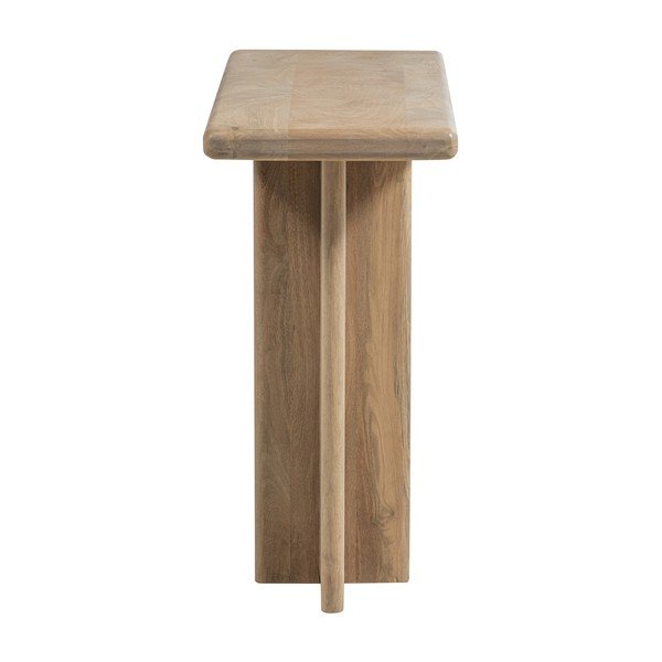 Konzolový stolek z mangového dřeva ve světle přírodní barvě 40x80 cm Ato – WOOOD-image-3