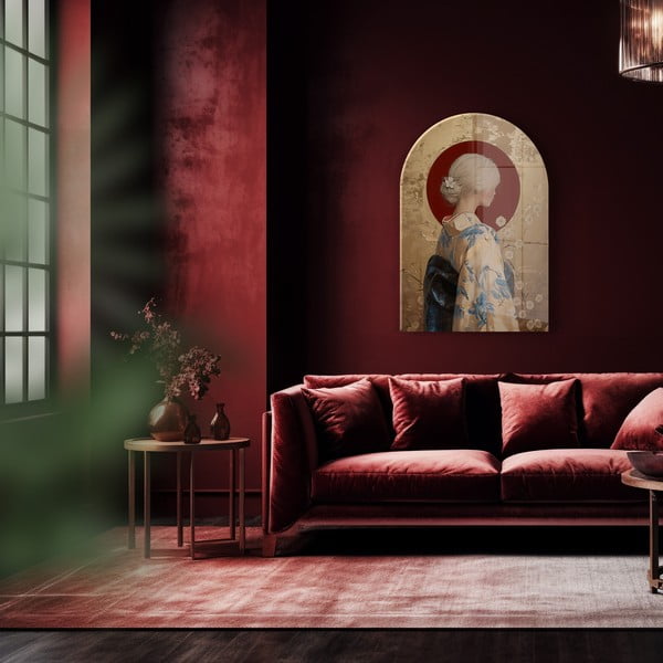 Skleněný obraz 70x100 cm Rukia – Styler-image-1