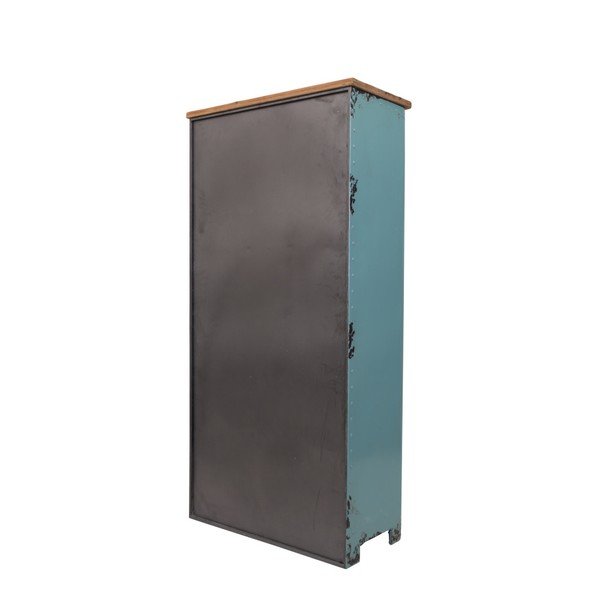 Kovová šatní skříň 75x153 cm Rusty - Dutchbone-image-4